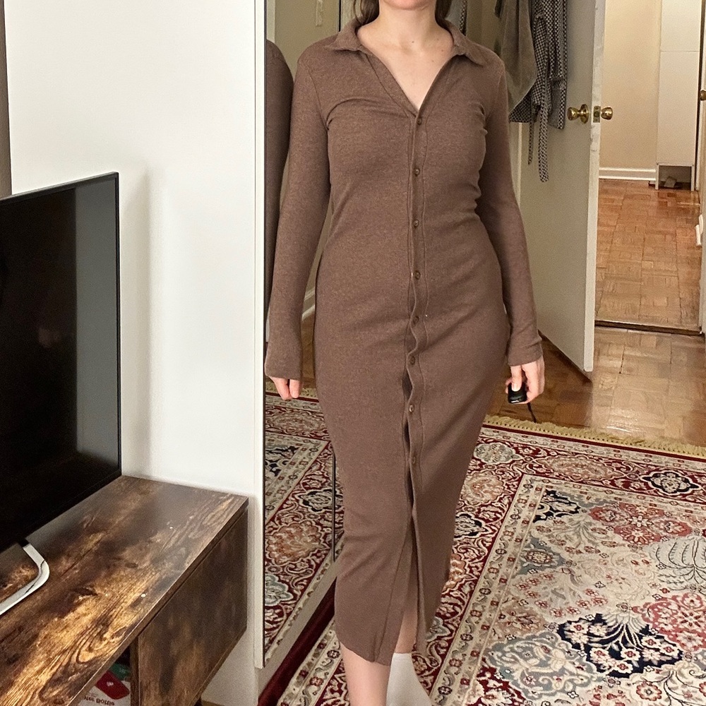Primark Button Down Dress Size S